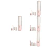 FRCOLOR 4 Juegos Pegatina Rodillo quitapelusas viaje Rodillo de pelusa compacto dispositivo herramienta de eliminación de pelo de mascotas removedor de pelo de mascotas para ropa AbS rosa