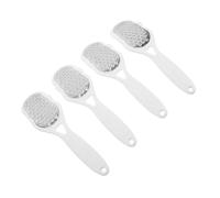 FRCOLOR 4 Limas Para Pies, Removedor De Callos, Depurador Especializado De Piel Muerta, Herramienta De Acero Inoxidable Para El Cuidado De Los Pies, Para Pedicura Y Eliminación De Piel