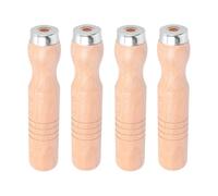 FRCOLOR 4 Mangos de Madera Ergonómicos para Limas Mejor Control y Resistencia al Impacto, Herramientas Manuales para Bricolaje Diseño Cómodo y Duradero