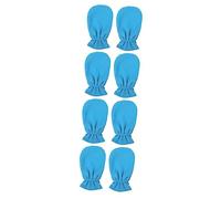 FRCOLOR 4 pares de guantes de mantenimiento con aceites esenciales exfoliating glove exfoliate gloves guantes de cera caliente para manos u spa guantes de manicura guantes spa manoplas spa