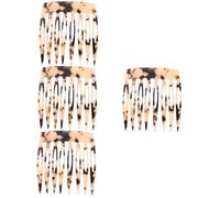 FRCOLOR 4 Peines Para El Cabello Para Mujer Accesorios Para El Cabello Peine Lateral Francés Decorativo Pinza De