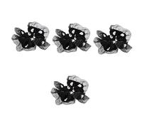 FRCOLOR 4 Piezas anillo de pelo lazos elásticos para el cabello bobbles lazo para el cabello diademas elásticas para hair clips orquillas Liga para el cabello tocado de organdí