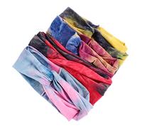 FRCOLOR 4 Piezas Bohemia Lisa Para Yoga y Entrenamiento Diadema Vintage Para Mujer Para Cinta De Pelo Deporte