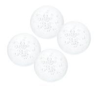 FRCOLOR 4 Piezas Bola de Vidrio con Efecto de Esfera para Fuente DIY y Pecera, Diseño Multipropósito Acabado Elegante y Transparencia Brillante para Decoración Artística