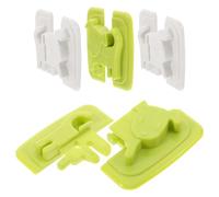 FRCOLOR 4 Piezas Cerradura de Seguridad para Puertas Color Claro Material Plástico para Bebés y Pequeños Armarios Congeladores y Cómodas