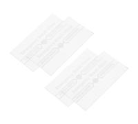 FRCOLOR 4 Piezas Cubierta de Vidrio para Interruptor de Alarma contra Incendios Manual, Compatible, Fácil Instalación para Puntos de Activación en Fábricas y Oficinas