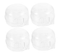 FRCOLOR 4 piezas Cubiertas Transparentes para Perillas de Estufa de de Seguridad Cocinas Prevención de Activación Accidental y Estufa de Gas