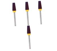 FRCOLOR 4 Piezas cuidado de uñas alicate cortauñas aceite uñas broca de unhas pulidor uñas totalizador portátil pre brocas de seguridad para taladro de uñas bits de uñas Acero de tungsteno