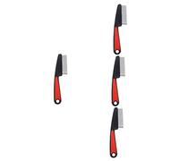 FRCOLOR 4 Piezas De Acero Inoxidable Peine Entrenamiento Práctica Peine Hombres Peines Para El Cabello Peine Para La Caspa Peine De Peine Para Niños Cepillo Para La Caspa