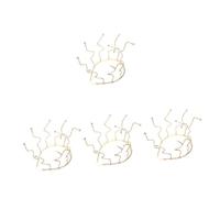 FRCOLOR 4 Piezas diademas de boda para la novia tocado para novia diadema de novia tiara diadema de de imitación Tocados de novia Vestido de novia sombrerería accesorios Venda