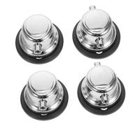 FRCOLOR 4 Piezas Drum Lug Reemplazo Montaje Resistente Brazos para Reparación Batería Caja y Bombo Acabado Plateado Duradero Fácil Instalación y Conexión Segura