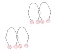 FRCOLOR 4 Piezas entrenador de hoyuelos clip de mejillas ejercitador de mandíbula Herramienta de entrenamiento facial versátil Entrenador de mejillas fabricante de hoyuelos de metal