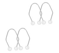 FRCOLOR 4 Piezas entrenador de hoyuelos ejercitador de mandíbula fabricante de hoyuelos para la cara herramienta facial ejercitador facial ejercitador de hoyuelos perla artificial