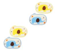 FRCOLOR 4 Piezas Esponja De Baño De Dibujos Animados Toalla De Ducha Corporal Esponja De Lufa Ropa Potenciadora De Aroma Fregador De Baño Cómodo Esponja De Baño Para Bebé Toalla Frontal