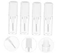 FRCOLOR 4 Piezas Gel Líquido Transparente para Fijar Cejas Resistente al Sudor Gel de Maquillaje para Mujeres Uso Diario Portátil