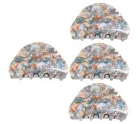 FRCOLOR 4 Piezas Horquilla Carey Accesorios Para El Cabello Antiguos Pinzas Para El Cabello De Acetato Pinza Para El Cabello De Resina Sombrerería Hoja De Acetato Geometría De Las Mujeres