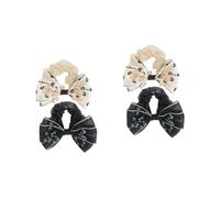 FRCOLOR 4 Piezas Lazo De Pelo De Intestino Grueso De Tela Pelo De Niña Coleteros De Niña Pinzas Para El Cabello De Las Niñas Flores Para El Cabello Bandas Elásticas Para El Cabello Mujer