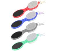 FRCOLOR 4 Piezas Lima De Pie Recortadora Exfoliante De Pies Piedra Pómez Para Los Pies Cepillo Para Fregar Los Pies Lima Exfoliante Para Pies Removedor De Callos Para Limas De Pies Páginas