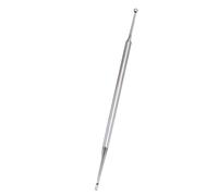 FRCOLOR 4 Piezas limpiador de oídos masaje pen pluma de face massager facial massager herramientas palo de palo de reflexología de inoxidable Silver