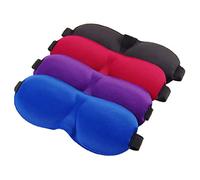 FRCOLOR 4 piezas Máscara de de para Dormir Cubre Ojos Transpirables Colores Azul para y Relax