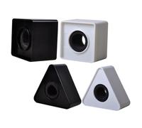 FRCOLOR 4 Piezas Micrófono Bandera Soporte Cubo Micrófono Logo Funda Aislamiento para Entrevistas y Reportajes Portátil Negro y
