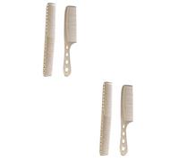 FRCOLOR 4 piezas peine accesorios de peluquería tijeras de mano espejo peine de acero inoxidable cortapelos hombre correa de zapatos accesorios de peluquería acero inoxidable herramienta de peluquería