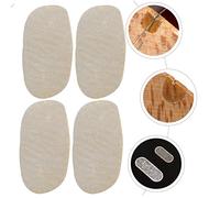 FRCOLOR 4 piezas Protector de Puente para Violín Almohadillas de Parche de Piel de Accesorio Profesional para Cuerdas Cómodo y Duradero Fácil Instalación