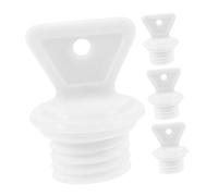 FRCOLOR 4 Piezas Tapón para Bolsa de Agua Caliente de Repuesto Tapa de Sellado para Bolsas de Agua Térmicas Uso para Saco de Caliente Invierno