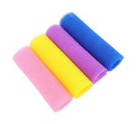 FRCOLOR 4 Piezas Toallas Exfoliantes de Nylon Elástico para Baño y Spa Paños de Malla para Cuerpo Limpieza Profunda y Exfoliación Diario y Ducha