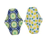 FRCOLOR 4 Piezas toallas sanitarias lavables toallas sanitarias reutilizables toallas higiénicas ecológicas cubre colchón bálsamo bragas con relleno compresas menstruales reutilizables