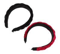 FRCOLOR 4 Piezas torcer la diadema hair band diademas anchas anudadas diadema de tela sin diadema azul diadema para niñas diadema hinchada venda Diadema de moda hermosa diadema