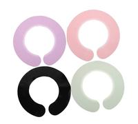 FRCOLOR 4 Piezas Valla Cuello Bufanda Collar Grasa Collar De Pelo Cuello De Corte De Cabello Pesado Tiras De Cuello Peluquero Recogedor De Pelo Para Cortes De Pelo Gel De Sílice