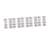 FRCOLOR 40 Hojas Facial temporal Tatuajes temporales de Halloween cara de halloween maquillaje halloween maquillaje para halloween pegatinas tatuajes temporales en la cara