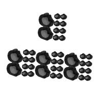 FRCOLOR 40 piezas de gorro de danza para moño para mujer, cubierta para moños, cubierta para moños para mujer, tejido de señora