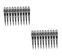 FRCOLOR 40 Piezas Dedales de Halloween uñas de vampiro de halloween anillos de garra de uña de halloween Cubiertas de dedos Halloween Accesorios de uñas Halloween garra de la yema del dedo