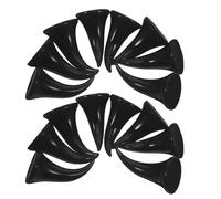 FRCOLOR 40 Unidades Diadema Diseño de Demonio para Halloween Negro de Cuerno de Plástico Ligera y Versátil para Manualidades y Unión Familiar