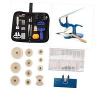 FRCOLOR 409 Piezas Kit de Herramientas de Relojería Destornillador Antimagnético Removedor de Pasadores y Pinzas de Inoxidable Reparación de Relojes Color Aleatorio