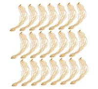 FRCOLOR 40piezas Redecillas para Moño de Ballet Redecilla Invisible Malla Elástica para Peinados Recogidos de Danza y Espectáculos