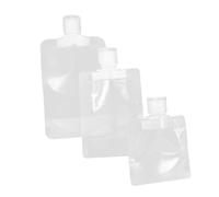 FRCOLOR 45 Piezas bolsa de embalaje bolsas de pico contenedor de líquido de viaje neceser maquillaje neceser de maquillaje champú bolsa maquillaje apretar bolsa bolsita de gel de ducha