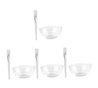 FRCOLOR 48 Piezas Cuenco para Cepillo para tazón de máscara de arcilla kits de maquillaje bol skin care kit jabon facial facial cepillo de máscara