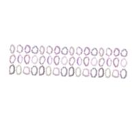 FRCOLOR 48 piezas de coletero de flores rotas coletero gomas para el pelo de campesino bandas para el cabello para mujeres flores elásticas bandas elásticas para el cabello cuerdas elásticas para el