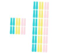 FRCOLOR 48 unidades de funda protectora para tijeras de piel muerta, cuidado de cutículas, cuidado de cutículas, cubierta de agarre de la pinza para punta de pinzas, tapas de punta para pinzas, fader