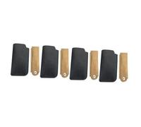FRCOLOR 4juegos Peine De Madera Para Con Funda De Accesorio Portátil y Ergonómico Para y Cuidado Personal
