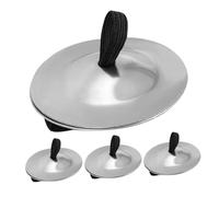 FRCOLOR 4par Mini Platillos De De Latón Estuche Platillos De Mano Para Danza Del Vientre Accesorios De Percusión Musical Para Fiestas De Baile