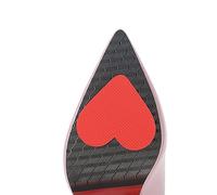 FRCOLOR 4pares Protector De Suela Adhesivo Para Tacones Altos Forma De Corazón Por Pack Antideslizante Para Suelas De Zapatos Para Hombres y Mujeres