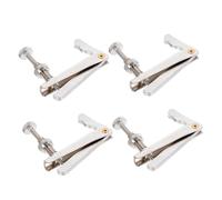 FRCOLOR 4piezas Afinador De Violonchelo De Metal Ajustador De Cuerdas Plateado Para Músicos Aficionados Instrumentos De Cuerda Accesorios Metálicos Para Violonchelo