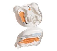 FRCOLOR 4piezas Corte De Uñas Para Bebés De Cortaúñas Tijeras Pinzas Con Estuche Kit De Cuidado De Uñas Para Recién Nacidos Para Usar Casa Viaje