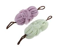 FRCOLOR 4piezas Esponjas De Exfoliantes De Espalda Malla Limpiadores De Piel Para Baño y Color Aleatorio Para Viajes