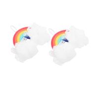 FRCOLOR 4piezas Esponjas Exfoliantes Para De Color Prácticas Para Relajación y Cuidado