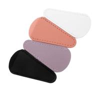 FRCOLOR 4piezas Fundas Protectoras para Tijeras de Pu Fundas para Punta de Tijeras Reutilizables Portátiles para Coser Bordar Seguridad Salón Hogar y Trabajo